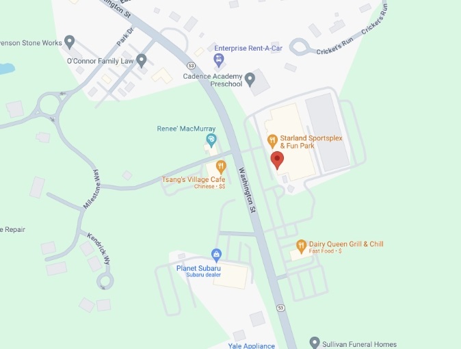 Starland Sportsplex map